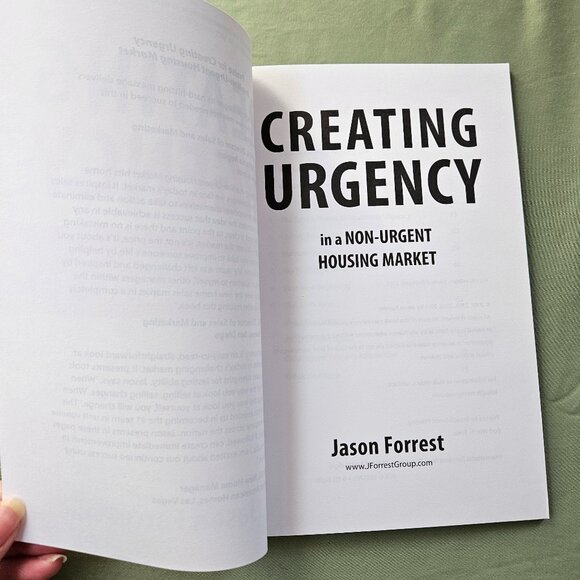 Creating Urgency in a Non-Urgent Housing Market - Paperback, by Jason Forrest - Picture 3 of 6